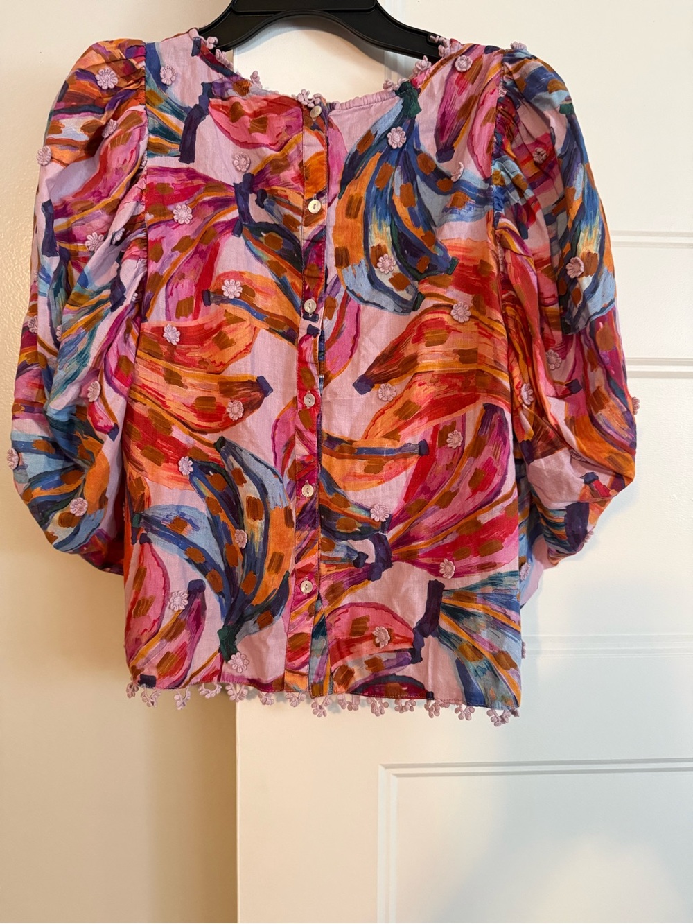 Farm Rio Puff Sleeve Blouse - Picture 5 of 8
